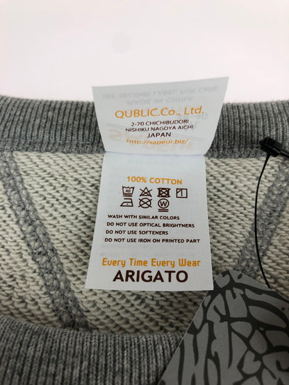 【中古美品】【メンズ】  SAPEur サプール S/S SWEAT SHIRT AA0021-147 ショートスリーブ スウェットシャツ 142-240927-hi-09-tag サイズ：M カラー：グレー 万代Net店