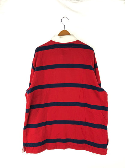 【中古品】【メンズ】 POLO RALPH LAUREN ポロ・ラルフローレン L/S RUGGER SHIRT ロングスリーブ ラガーシャツ  裏起毛 146-240925-hi-27-tag サイズ：XXL カラー：レッド 万代Net店