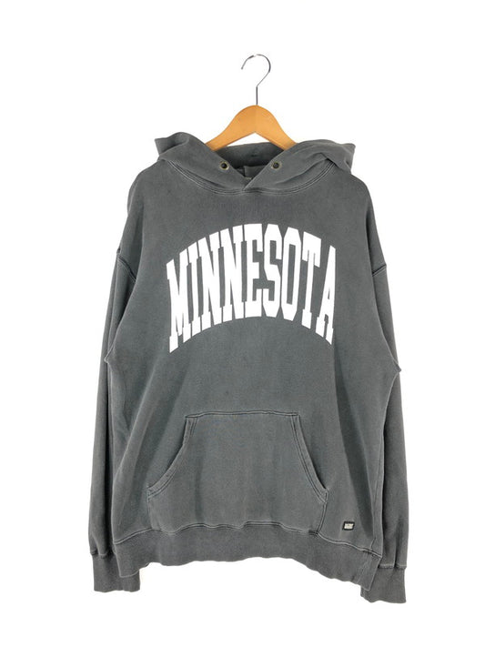 【中古品】【メンズ】 BARNS OUTFITTERS バーンズ アウトフィッターズ MINNESOTA PRINTED PULLOVER HOODIE ミネソタプリント プルオーバーフーディー トップス 145-240928-mo-14-tag サイズ：L カラー：グレー 万代Net店