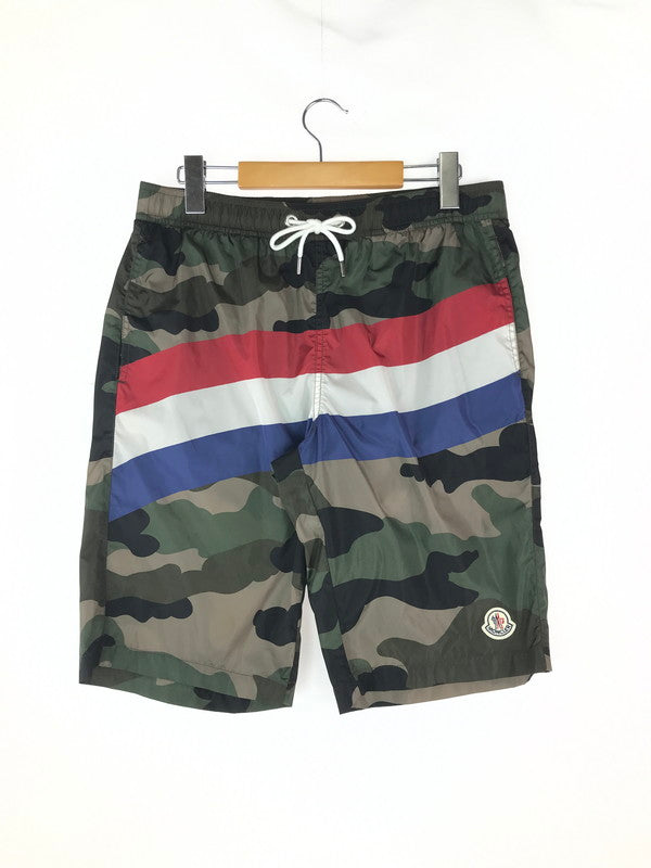 【中古品】【メンズ】 MONCLER モンクレール E10910071105 BOXER MARE スイムショーツ ショートパンツ ボトムス 152-240927-SS-04-tag サイズ：M カラー：カモフラ 万代Net店