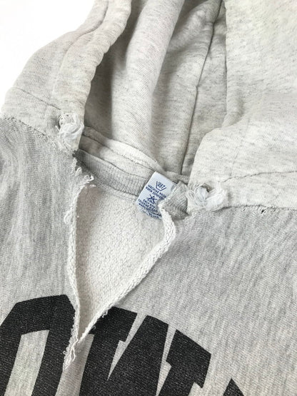 【現状渡し品】【メンズ】 Champion チャンピオン REVERSE WEAVE REMAKE HOODIE IOWA リバースウィーブス リメイクフーディー アイオワ パーカー 146-240929-hi-06-tag サイズ：XXL カラー：グレー 万代Net店