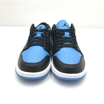 【中古品】【メンズ】 NIKE ナイキ AIR JORDAN 1 LOW 553558-041 エア ジョーダン 1 ロー スニーカー 靴 160-240926-yk-03-tag サイズ：27.5cm / US 9.5 カラー：BLACK/BLACK-UNIVERSITY BLUE-WHITE 万代Net店