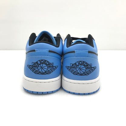 【中古品】【メンズ】 NIKE ナイキ AIR JORDAN 1 LOW 553558-041 エア ジョーダン 1 ロー スニーカー 靴 160-240926-yk-03-tag サイズ：27.5cm / US 9.5 カラー：BLACK/BLACK-UNIVERSITY BLUE-WHITE 万代Net店