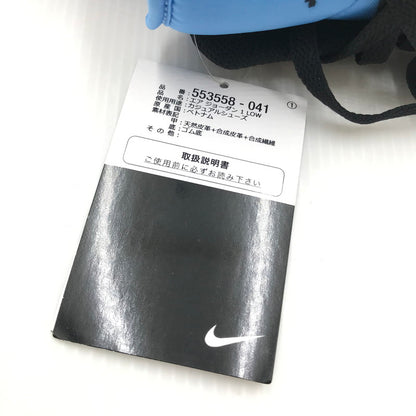 【中古品】【メンズ】 NIKE ナイキ AIR JORDAN 1 LOW 553558-041 エア ジョーダン 1 ロー スニーカー 靴 160-240926-yk-03-tag サイズ：27.5cm / US 9.5 カラー：BLACK/BLACK-UNIVERSITY BLUE-WHITE 万代Net店