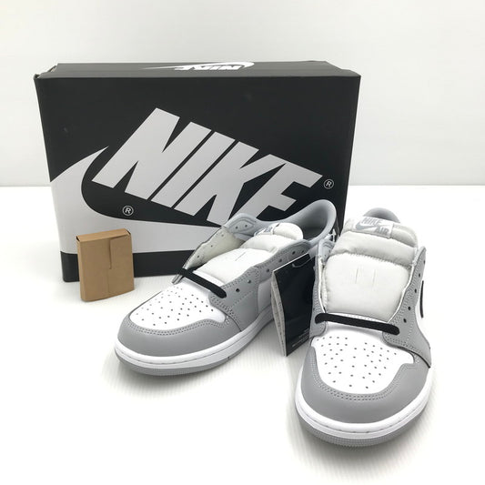 【中古美品】【メンズ】 NIKE ナイキ AIR JORDAN １ RETRO LOW OG CZ0790-110 エア ジョーダン 1 レトロ ロー オリジナル スニーカー 靴 160-240926-yk-02-tag サイズ：28.5cm / US 10.5 カラー：WHITE/BLACK-WOLF GREY 万代Net店