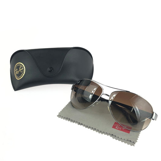 【中古品】【メンズ】 Ray-Ban レイバン RB3386 SUNGLASSES サングラス アイウェア アクセサリー 203-240929-na-10-tag サイズ：67ロ13 カラー：ブラック/ブラウン 万代Net店