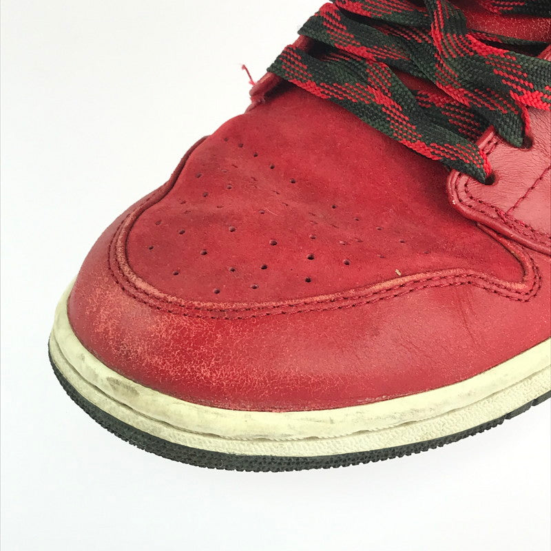 【中古品】【メンズ】 NIKE ナイキ AIR JORDAN 1 RETRO HIGH PREMIER 332134-631 エア ジョーダン 1 レトロ ハイ プレミア スニーカー 靴 160-241003-yk-02-tag サイズ：26cm/US 8 カラー："RED GUCCI" VARSITY RED/DARK ARMY-WHITE 万代Net店