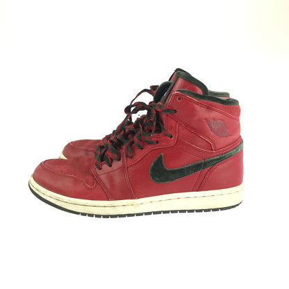 【中古品】【メンズ】 NIKE ナイキ AIR JORDAN 1 RETRO HIGH PREMIER 332134-631 エア ジョーダン 1 レトロ ハイ プレミア スニーカー 靴 160-241003-yk-02-tag サイズ：26cm/US 8 カラー："RED GUCCI" VARSITY RED/DARK ARMY-WHITE 万代Net店