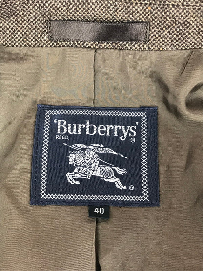 【中古品】【レディース】 Burberrys バーバリーズ BURBERRYS 90S WOOL TAILORED JACKET ウールテーラード ジャケット アウター 169-241001-ki-07-tag サイズ：40 カラー：ブラウン 万代Net店