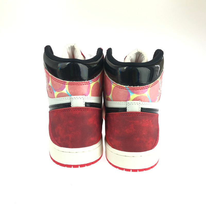 【中古美品】【メンズ】 NIKE ナイキ AIR JORDAN 1 HIGH OG SP DV1748-601 エアジョーダン 1 ハイ オリジナル スニーカー 靴 160-241003-yk-09-tag サイズ：27cm/US 9 カラー："SPIDER-MAN"UNIVERSITY RED/BLACK 万代Net店