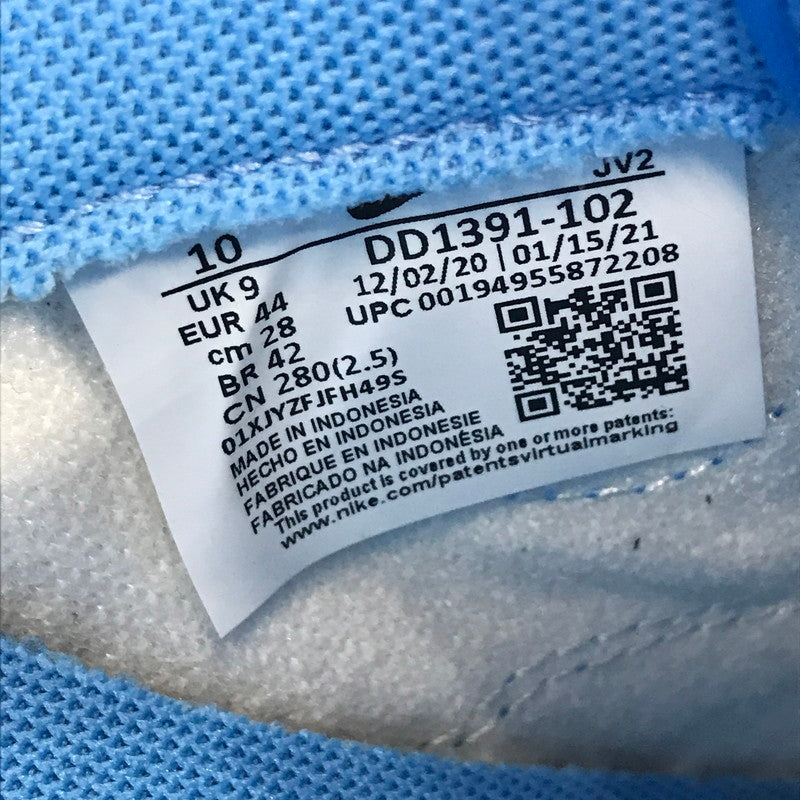 【中古美品】【メンズ】 NIKE ナイキ DUNK LOW RETRO DD1391-102 ダンク ロー レトロ スニーカー 靴 160-250127-na-01-tag サイズ：28cm US 10 カラー：WHITE/UNIVERSITY BLUE-WHITE 万代Net店