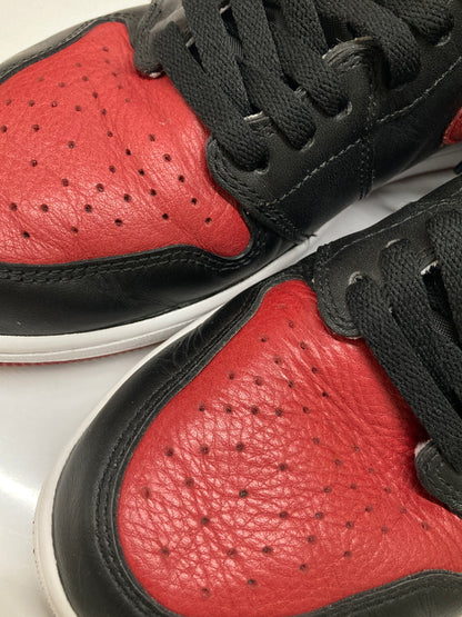 【中古品】【メンズ】 NIKE ナイキ AIR JORDAN 1 RETRO HIGH OG BANNED 555088-001 エアジョーダン 1 レトロ ハイ オリジナル バーンド スニーカー 靴 160-260718-kk-04-hon カラー：BLACK/VARSITY RED-WHITE 万代Net店