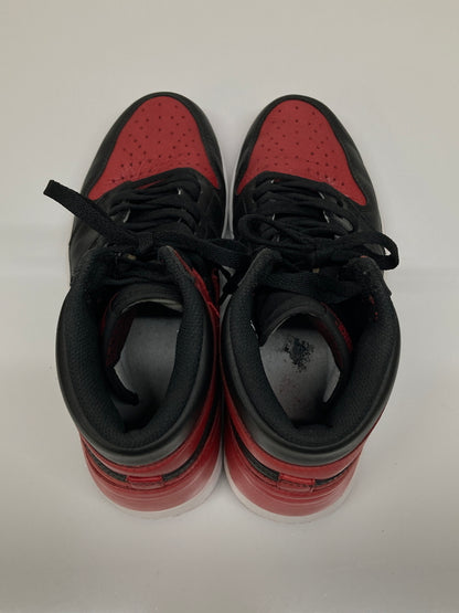 【中古品】【メンズ】 NIKE ナイキ AIR JORDAN 1 RETRO HIGH OG BANNED 555088-001 エアジョーダン 1 レトロ ハイ オリジナル バーンド スニーカー 靴 160-260718-kk-04-hon カラー：BLACK/VARSITY RED-WHITE 万代Net店