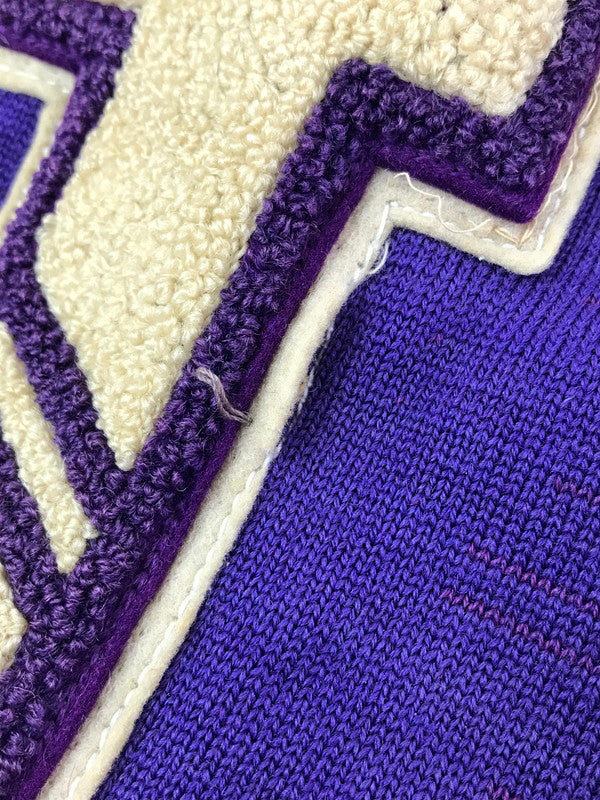 【現状渡し品】【メンズ】 O'SHEA KNITTING MILLS オーシャ ニッティング ミルズ 40's LETTERED CARDIGAN 40年代 レタード カーディガン トップス ヴィンテージ 146-260820-rt-01-tag サイズ：38 カラー：パープル 万代Net店