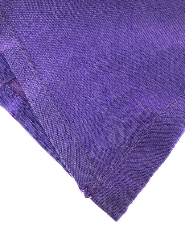 【現状渡し品】【メンズ】 O'SHEA KNITTING MILLS オーシャ ニッティング ミルズ 40's LETTERED CARDIGAN 40年代 レタード カーディガン トップス ヴィンテージ 146-260820-rt-01-tag サイズ：38 カラー：パープル 万代Net店