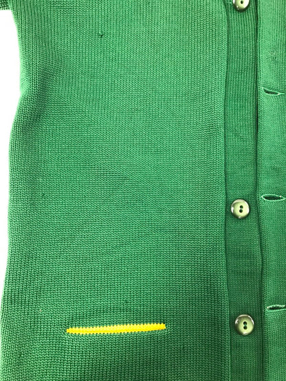 【現状渡し品】【メンズ】 KANDEL カンデル 50～60's LETTERED CARDIGAN 50～60年代 レタード カーディガン トップス ヴィンテージ 146-260820-rt-02-tag サイズ：不明 下記参照 カラー：グリーン 万代Net店