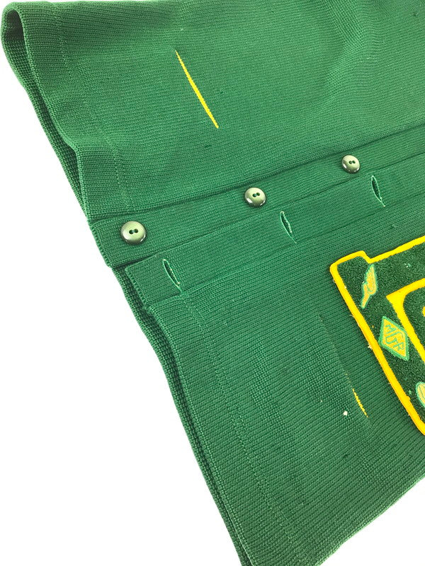 【現状渡し品】【メンズ】 KANDEL カンデル 50～60's LETTERED CARDIGAN 50～60年代 レタード カーディガン トップス ヴィンテージ 146-260820-rt-02-tag サイズ：不明 下記参照 カラー：グリーン 万代Net店