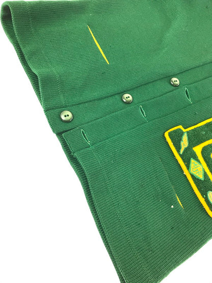【現状渡し品】【メンズ】 KANDEL カンデル 50～60's LETTERED CARDIGAN 50～60年代 レタード カーディガン トップス ヴィンテージ 146-260820-rt-02-tag サイズ：不明 下記参照 カラー：グリーン 万代Net店