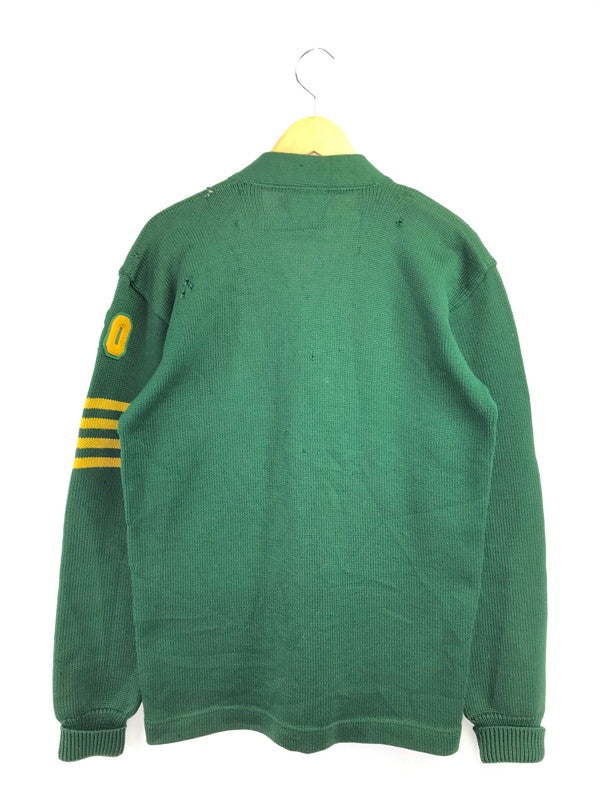 【現状渡し品】【メンズ】 KANDEL カンデル 50～60's LETTERED CARDIGAN 50～60年代 レタード カーディガン トップス ヴィンテージ 146-260820-rt-02-tag サイズ：不明 下記参照 カラー：グリーン 万代Net店