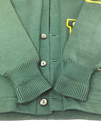 【現状渡し品】【メンズ】 KANDEL カンデル 50～60's LETTERED CARDIGAN 50～60年代 レタード カーディガン トップス ヴィンテージ 146-260820-rt-02-tag サイズ：不明 下記参照 カラー：グリーン 万代Net店