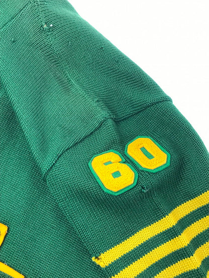 【現状渡し品】【メンズ】 KANDEL カンデル 50～60's LETTERED CARDIGAN 50～60年代 レタード カーディガン トップス ヴィンテージ 146-260820-rt-02-tag サイズ：不明 下記参照 カラー：グリーン 万代Net店