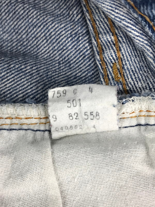 【中古】【メンズ】 Levi's リーバイス 80's 501 DENIM PANTS 82年製造 デニムパンツ ジーンズ USA製 157-241009-hi-04-tag サイズ：34 カラー：ライトインディゴ 万代Net店