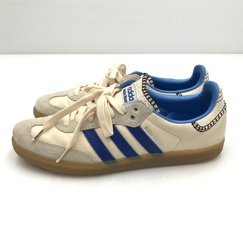 【中古品】【メンズ】 adidas アディダス × WALES BONNER ウェールズ・ボナー 別注 コラボ NYLON SAMBA IH7756 ナイロン サンバ スニーカー 靴 162-241003-yk-17-tag サイズ：28cm/US 10 カラー："WONDER CLAY/TEAM ROYAL BLUE/WONDER WHITE" 万代Net店