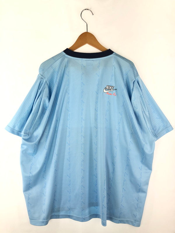 【中古品】【メンズ】 NIKE ナイキ × MARTINE ROSE マルティンローズ AQ8092-487 OVERSIZED SOCCER JERSEY T-SHIRT オーバーサイズサッカージャジーTシャツ ゲームシャツ 半袖シャツ 141-241002-hi-03-tag サイズ：L カラー：ブルー 万代Net店