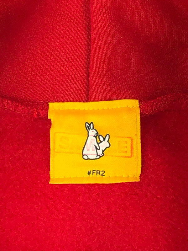 【中古品】【メンズ】  #FR2 エフアールツー NO PHOTOS PULLOVER HOODIE パーカー トップス 142-241003-SS-07-tag サイズ：M カラー：レッド 万代Net店