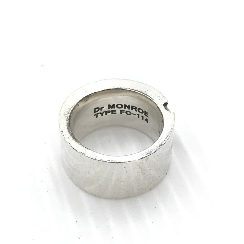 【中古品】【メンズ】  DR MONROE ドクターモンロー SV×K18 MESSAGE SKULL RING メッセージ スカルリング 指輪 アクセサリー 192-241005-na-2-tag サイズ：約16号 カラー：シルバー 万代Net店