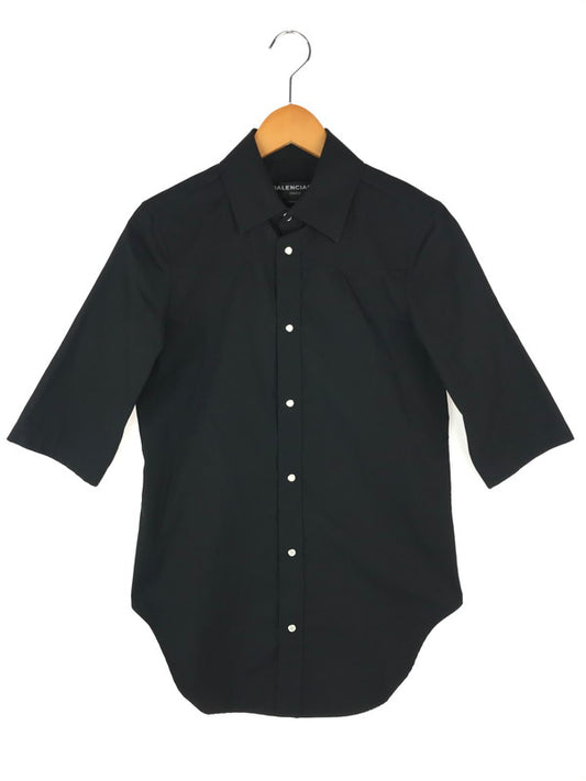 【中古品】【メンズ】 BALENCIAGA バレンシアガ WESTERN SHORT SLEEVE SHIRT 459605 TCB10 ウエスタン ショートスリーブシャツ 半袖シャツ 141-241009-hi-09-tag サイズ：37 カラー：ブラック 万代Net店