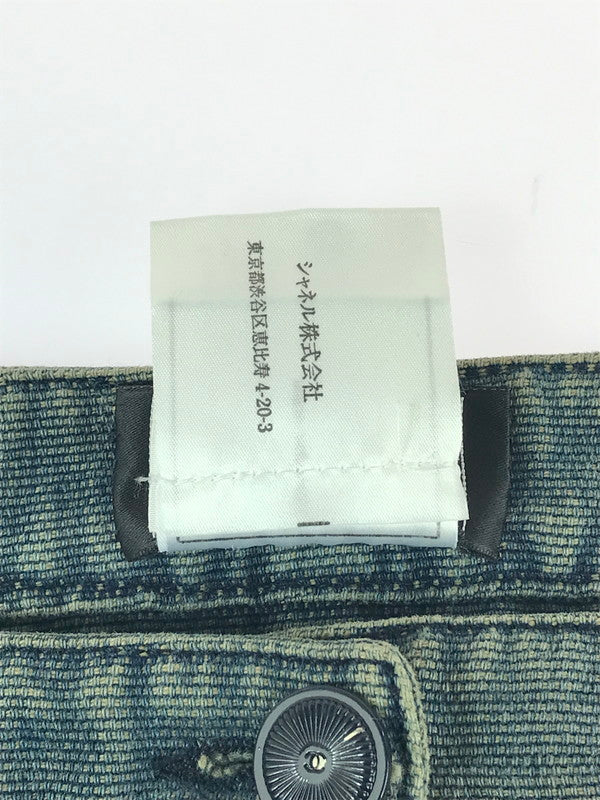 【中古品】【レディース】 CHANEL シャネル RHINESTONE DENIM PANTS P17258V09672 ココマーク ラインストーン デニムパンツ ボトムス 168-241117-mo-20-tag サイズ：36 カラー：ブルー系 万代Net店