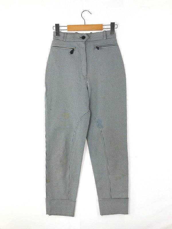 【現状渡し品】【レディース】 HOUNDSTOOTH SLACKS 千鳥格子柄スラックス ボトムス 168-250115-hi-29-tag サイズ：36 カラー：アイボリー/ネイビー 万代Net店