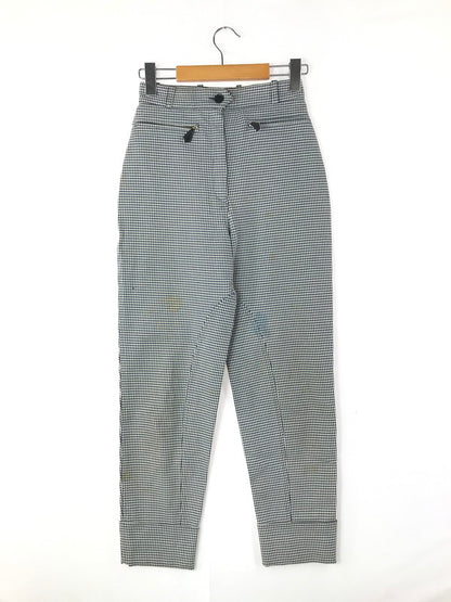 【現状渡し品】【レディース】 HOUNDSTOOTH SLACKS 千鳥格子柄スラックス ボトムス 168-250115-hi-29-tag サイズ：36 カラー：アイボリー/ネイビー 万代Net店