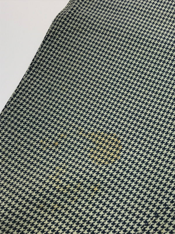 【現状渡し品】【レディース】 HERMES エルメス HOUNDSTOOTH SLACKS 千鳥格子柄スラックス ボトムス 168-250115-hi-29-tag サイズ：36 カラー：アイボリー/ネイビー 万代Net店