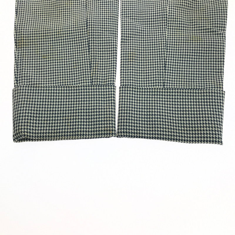 【現状渡し品】【レディース】 HERMES エルメス HOUNDSTOOTH SLACKS 千鳥格子柄スラックス ボトムス 168-250115-hi-29-tag サイズ：36 カラー：アイボリー/ネイビー 万代Net店