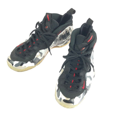 【中古品】【メンズ】 NIKE ナイキ AIR FOAMPOSITE ONE PRM 575420-001 エアフォーム ポジット プレミアム スニーカー 靴 160-241010-mo-11-tag サイズ：29.5cm US11.5 カラー："FIGHTER JET"WHITE/BLACK 万代Net店