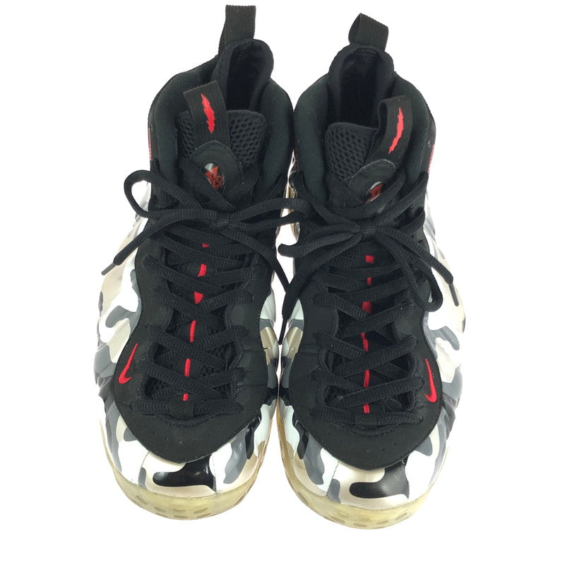 【中古品】【メンズ】 NIKE ナイキ AIR FOAMPOSITE ONE PRM 575420-001 エアフォーム ポジット プレミアム スニーカー 靴 160-241010-mo-11-tag サイズ：29.5cm US11.5 カラー："FIGHTER JET"WHITE/BLACK 万代Net店