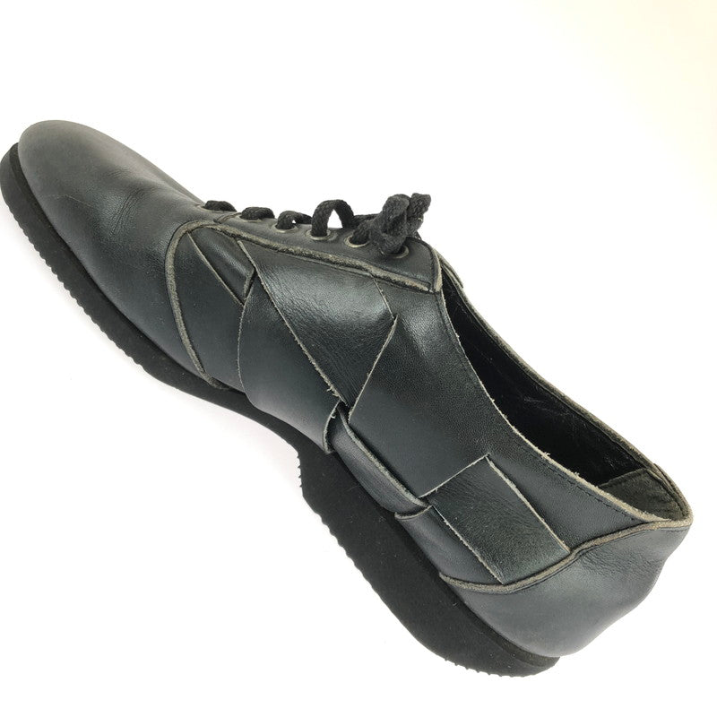 【中古品】【メンズ】 COMME des GARCONS HOMME コムデギャルソンオム 5HOLE LEATHER SHOES 5ホール レザーシューズ 靴 164-241009-mo-18-tag サイズ：24.5 カラー：ブラック 万代Net店