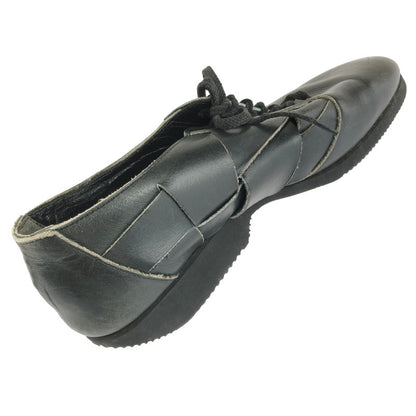 【中古品】【メンズ】 COMME des GARCONS HOMME コムデギャルソンオム 5HOLE LEATHER SHOES 5ホール レザーシューズ 靴 164-241009-mo-18-tag サイズ：24.5 カラー：ブラック 万代Net店