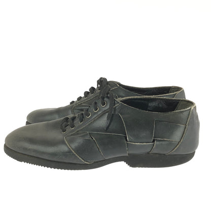 【中古品】【メンズ】 COMME des GARCONS HOMME コムデギャルソンオム 5HOLE LEATHER SHOES 5ホール レザーシューズ 靴 164-241009-mo-18-tag サイズ：24.5 カラー：ブラック 万代Net店