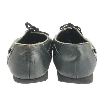 【中古品】【メンズ】 COMME des GARCONS HOMME コムデギャルソンオム 5HOLE LEATHER SHOES 5ホール レザーシューズ 靴 164-241009-mo-18-tag サイズ：24.5 カラー：ブラック 万代Net店