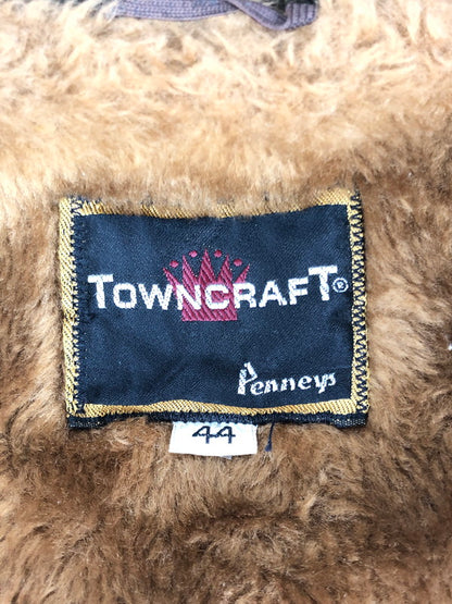 【中古品】【メンズ】 TOWNCRAFT タウンクラフト VINTAGE WOOL COAT ヴィンテージ ウールコート アウター 裏地フリース 146-241010-mo-05-tag サイズ：44 カラー：ブラウン 万代Net店