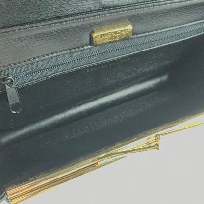 【中古品】【レディース】 GIVENCHY ジバンシィ 4G ロゴ チェーン ショルダーバッグ カバン 180-241015-yk-04-tag カラー：BLACK 万代Net店