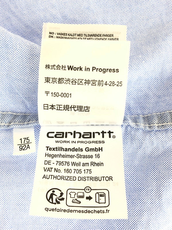 【中古美品】【メンズ】  CARHARTT WIP カーハート ワークインプログレス S S BRAXTON SHIRT I031455 ショートスリーブ ブラクストンシャツ 半袖 トップス 142-241007-mo-08-tag サイズ：M カラー：Bleach/wax 万代Net店