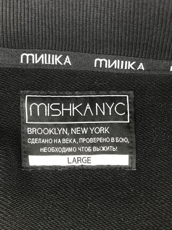 【中古品】【メンズ】 MISHKA ミシカ MISHKA ミシカ BLOUSON MSP160516M 総柄ブルゾン アウター 142-241023-mo-15-tag サイズ：L カラー：ブラック 万代Net店