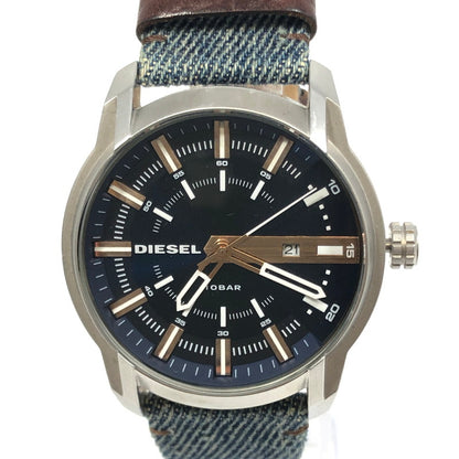 【中古品】【メンズ】 DIESEL ディーゼル DZ-1769 クォーツ 腕時計 198-241125-na-03-tag カラー：ネイビー/インディゴ 万代Net店