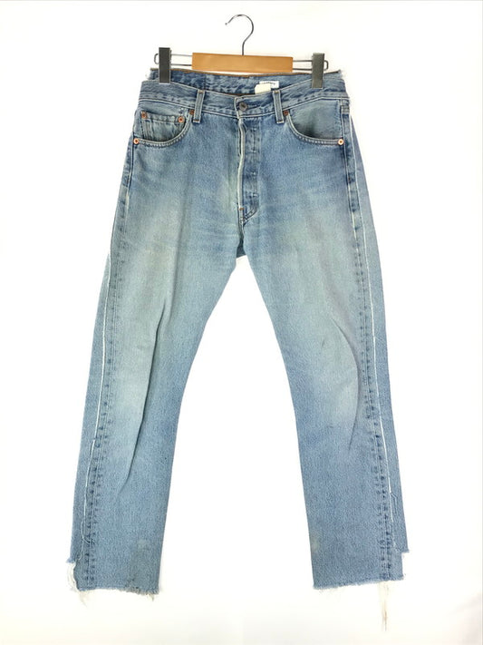 【中古】【メンズ】  OLD PARK オールドパーク × LEVI'S リーバイス 501 再構築デニムパンツ ジーンズ 151-241027-hi-01-tag サイズ：30 カラー：ライトインディゴ 万代Net店