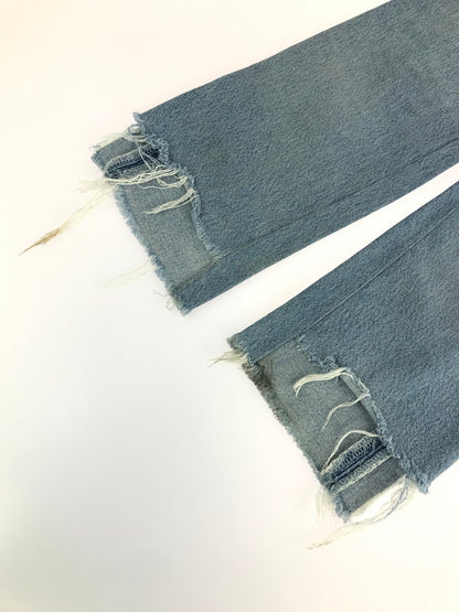 【中古】【メンズ】  OLD PARK オールドパーク × LEVI'S リーバイス 501 再構築デニムパンツ ジーンズ 151-241027-hi-01-tag サイズ：30 カラー：ライトインディゴ 万代Net店