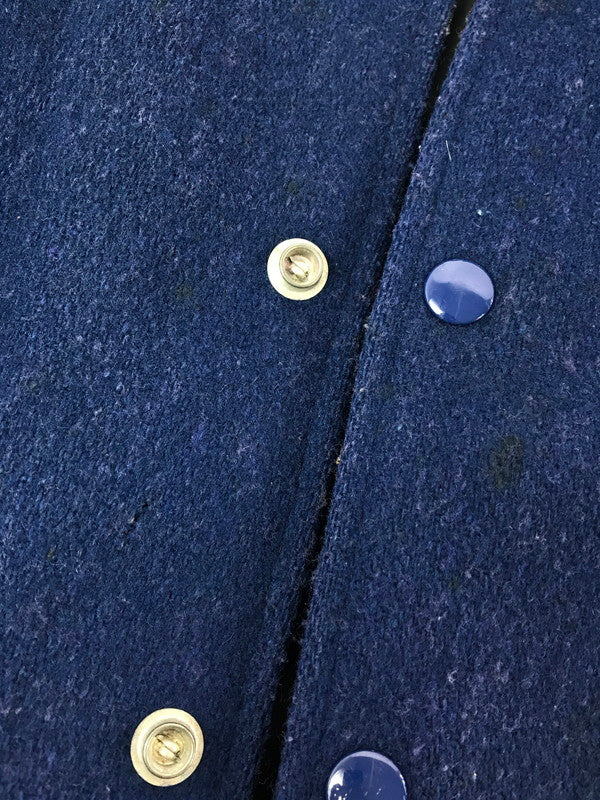 【現状渡し品】【メンズ】 DELONG 80's 2-TONE VINTAGE WOOL STADIUM JACKET USA製 80年代 ツートーン ウール スタジアム ジャケット ヴィンテージ 146-260904-rt-07-tagh サイズ：40 カラー：ネイビー/キャメル 万代Net店